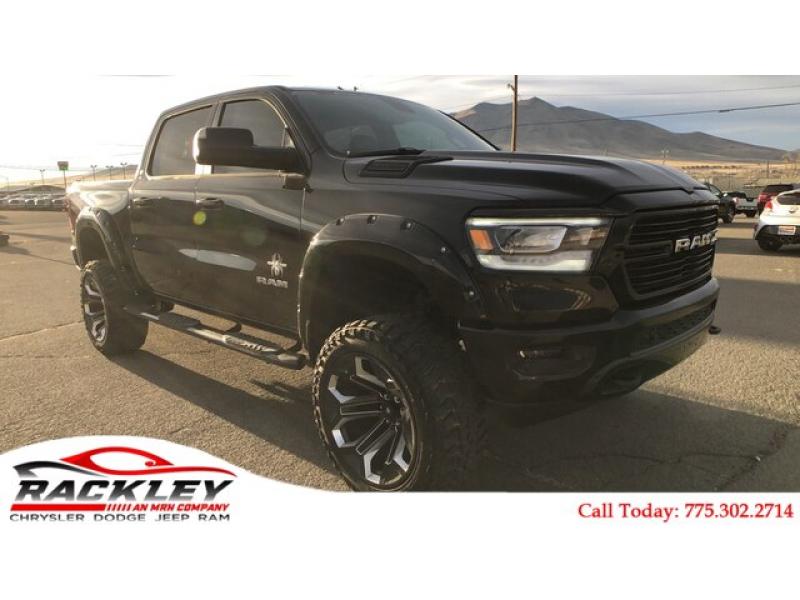 New 2020 Ram 1500 Big Horn Black Widow Package Crew Cab In Winnemucca D1411 Rackley Chrysler 0905